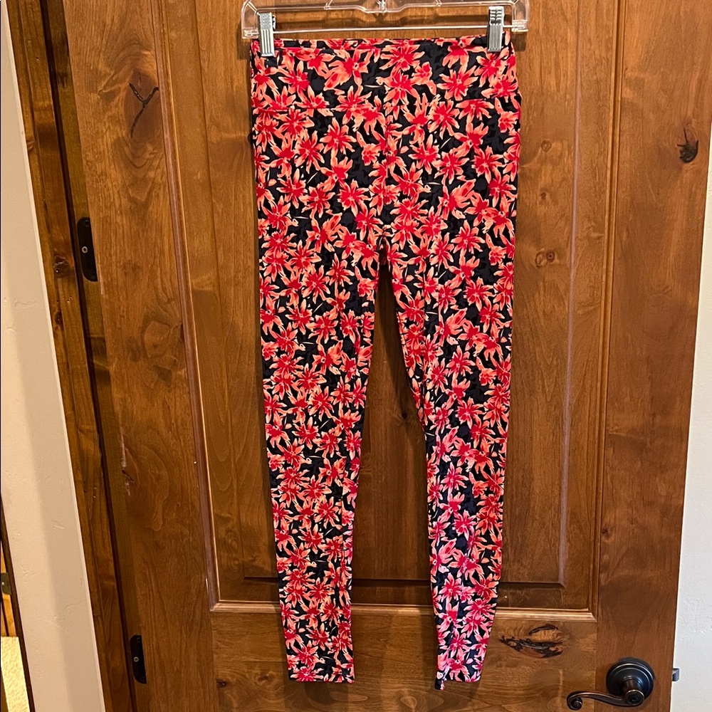 Lularoe Floral Print Leggings OS